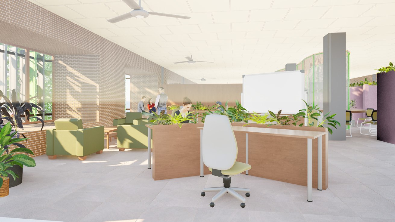 Render, study pod