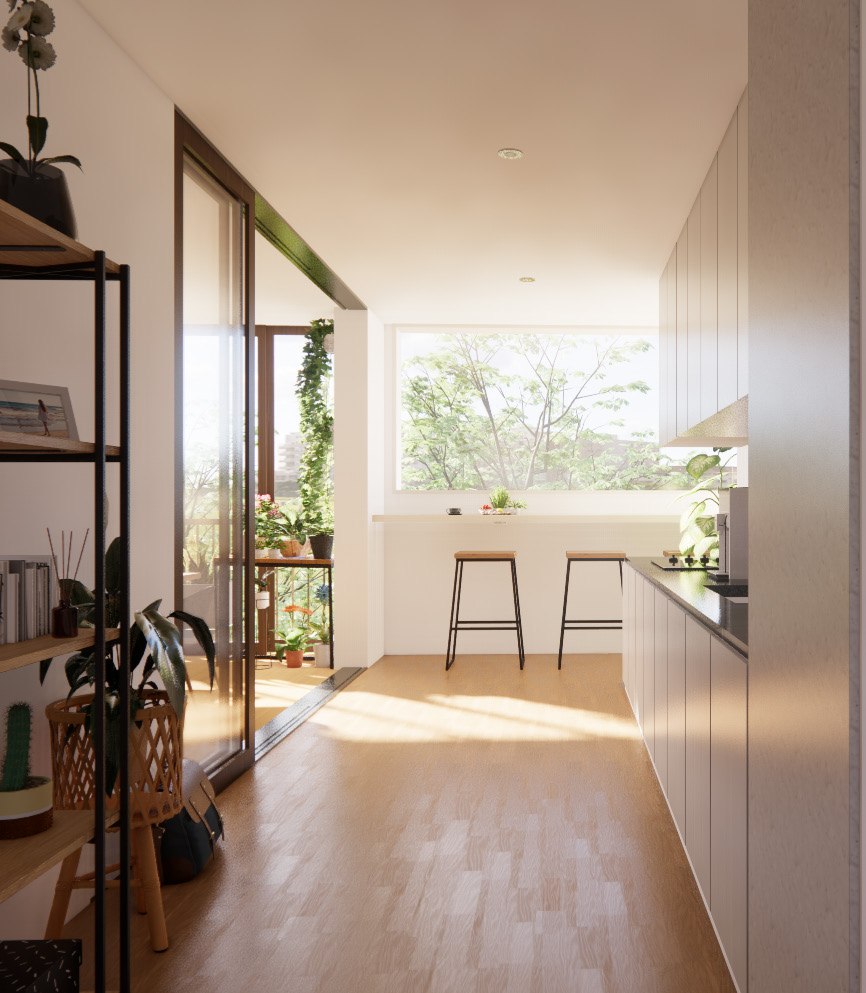 Render, kitchen
