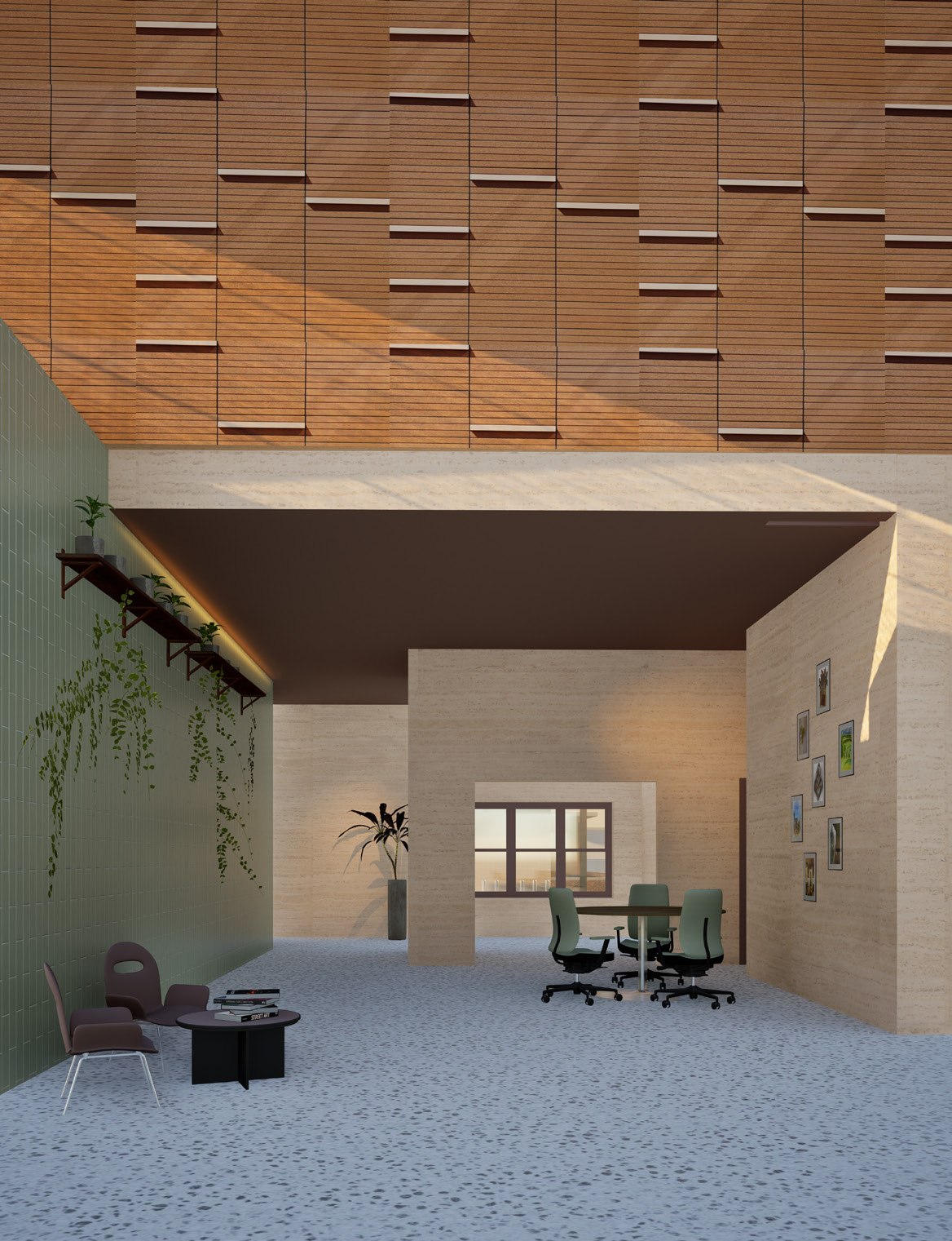 Render, interior
